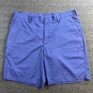 PGA Tour Mens Golf‎ Shorts Size 40 Black Flat Front Tech Wicking Zip Pocket
